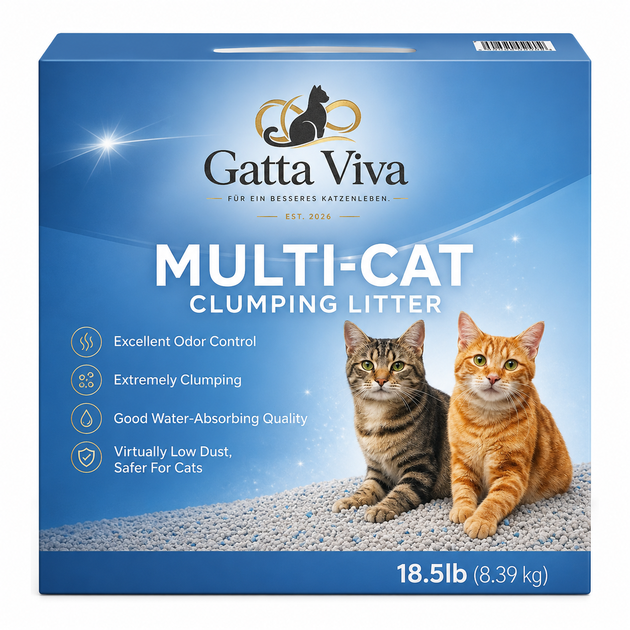 Gatta Viva PureClump Klumpstreu Verpackung